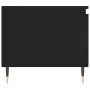 Mesa de centro madera contrachapada negro 100x50x45 cm en Mesas de centro | Comprar online en Foru.es