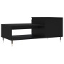 Mesa de centro madera contrachapada negro 100x50x45 cm en Mesas de centro | Comprar online en Foru.es