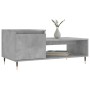 Mesa de centro madera contrachapada gris hormigón 100x50x45 cm en Mesas de centro | Comprar online en Foru.es