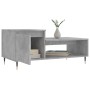 Mesa de centro madera contrachapada gris hormigón 100x50x45 cm en Mesas de centro | Comprar online en Foru.es