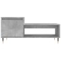 Mesa de centro madera contrachapada gris hormigón 100x50x45 cm en Mesas de centro | Comprar online en Foru.es