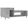 Mesa de centro madera contrachapada gris hormigón 100x50x45 cm en Mesas de centro | Comprar online en Foru.es