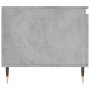 Mesa de centro madera contrachapada gris hormigón 100x50x45 cm en Mesas de centro | Comprar online en Foru.es