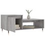 Mesa de centro madera contrachapada gris Sonoma 100x50x45 cm en Mesas de centro | Comprar online en Foru.es