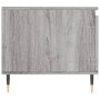 Mesa de centro madera contrachapada gris Sonoma 100x50x45 cm en Mesas de centro | Comprar online en Foru.es
