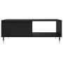 Mesa de centro madera de ingeniería negro 90x60x35 cm de vidaXL, Mesas de centro - Ref: Foro24-827053, Precio: 63,11 €, Descu...