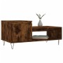 Mesa de centro madera contrachapada roble ahumado 100x50x45 cm en Mesas de centro | Comprar online en Foru.es