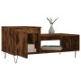 Mesa de centro madera contrachapada roble ahumado 100x50x45 cm en Mesas de centro | Comprar online en Foru.es
