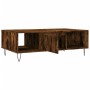 Mesa de centro madera de ingeniería roble ahumado 104x60x35 cm de vidaXL, Mesas de centro - Ref: Foro24-827089, Precio: 80,50...