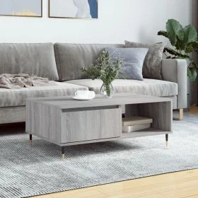 Mesa de centro madera de ingeniería gris Sonoma 90x60x35 cm de vidaXL, Mesas de centro - Ref: Foro24-827058, Precio: 75,96 €,...