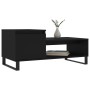 Mesa de centro madera contrachapada negro 100x50x45 cm en Mesas de centro | Comprar online en Foru.es
