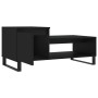 Mesa de centro madera contrachapada negro 100x50x45 cm en Mesas de centro | Comprar online en Foru.es
