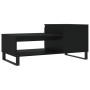 Mesa de centro madera contrachapada negro 100x50x45 cm en Mesas de centro | Comprar online en Foru.es