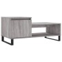 Mesa de centro madera contrachapada gris Sonoma 100x50x45 cm en Mesas de centro | Comprar online en Foru.es