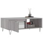 Mesa de centro madera de ingeniería gris Sonoma 90x60x35 cm de vidaXL, Mesas de centro - Ref: Foro24-827066, Precio: 61,96 €,...
