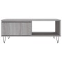 Mesa de centro madera de ingeniería gris Sonoma 90x60x35 cm de vidaXL, Mesas de centro - Ref: Foro24-827066, Precio: 61,96 €,...