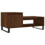 Mesa de centro madera contrachapada roble marrón 100x50x45 cm en Mesas de centro | Comprar online en Foru.es