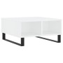 Mesa de centro madera de ingeniería blanco 60x60x30 cm de vidaXL, Mesas de centro - Ref: Foro24-827044, Precio: 56,30 €, Desc...