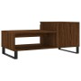 Mesa de centro madera contrachapada roble marrón 100x50x45 cm en Mesas de centro | Comprar online en Foru.es