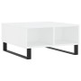 Mesa de centro madera de ingeniería blanco 60x60x30 cm de vidaXL, Mesas de centro - Ref: Foro24-827044, Precio: 56,30 €, Desc...
