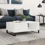 White engineered wood coffee table 90x60x35 cm by vidaXL, Coffee table - Ref: Foro24-827068, Price: 70,81 €, Discount: %