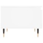 Mesa de centro madera de ingeniería blanco 50x46x35 cm en Mesas de centro | Comprar online en Foru.es