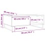 Mesa de centro madera de ingeniería blanco 90x60x35 cm de vidaXL, Mesas de centro - Ref: Foro24-827068, Precio: 73,83 €, Desc...