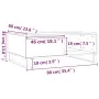 White engineered wood coffee table 90x60x35 cm by vidaXL, Coffee table - Ref: Foro24-827068, Price: 70,81 €, Discount: %