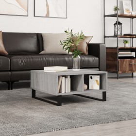 Mesa de centro madera de ingeniería gris Sonoma 60x60x30 cm de vidaXL, Mesas de centro - Ref: Foro24-827050, Precio: 69,54 €,...