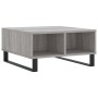Mesa de centro madera de ingeniería gris Sonoma 60x60x30 cm de vidaXL, Mesas de centro - Ref: Foro24-827050, Precio: 69,54 €,...