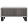 Mesa de centro madera de ingeniería gris Sonoma 60x60x30 cm de vidaXL, Mesas de centro - Ref: Foro24-827050, Precio: 69,54 €,...