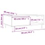 Mesa de centro madera de ingeniería gris hormigón 90x60x35 cm de vidaXL, Mesas de centro - Ref: Foro24-827064, Precio: 60,27 ...