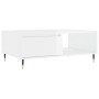 Mesa de centro madera de ingeniería blanco brillo 90x60x35 cm de vidaXL, Mesas de centro - Ref: Foro24-827054, Precio: 66,51 ...