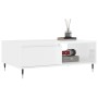 Mesa de centro madera de ingeniería blanco brillo 90x60x35 cm de vidaXL, Mesas de centro - Ref: Foro24-827054, Precio: 66,51 ...