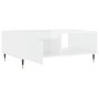 Mesa de centro madera de ingeniería blanco brillo 90x60x35 cm de vidaXL, Mesas de centro - Ref: Foro24-827054, Precio: 66,51 ...
