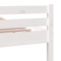Estructura de cama madera maciza blanca King Size 150x200 cm de vidaXL, Camas y somieres - Ref: Foro24-814825, Precio: 152,00...