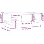Mesa de centro madera de ingeniería roble Sonoma 104x60x35 cm de vidaXL, Mesas de centro - Ref: Foro24-827095, Precio: 92,17 ...