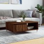 Mesa de centro madera de ingeniería roble marrón 90x60x35 cm de vidaXL, Mesas de centro - Ref: Foro24-827059, Precio: 76,94 €...