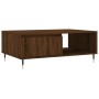 Mesa de centro madera de ingeniería roble marrón 90x60x35 cm de vidaXL, Mesas de centro - Ref: Foro24-827059, Precio: 76,94 €...