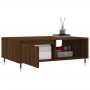 Mesa de centro madera de ingeniería roble marrón 90x60x35 cm de vidaXL, Mesas de centro - Ref: Foro24-827059, Precio: 76,94 €...