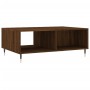 Mesa de centro madera de ingeniería roble marrón 90x60x35 cm de vidaXL, Mesas de centro - Ref: Foro24-827059, Precio: 76,94 €...