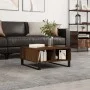 Mesa de centro madera de ingeniería roble marrón 60x60x30 cm de vidaXL, Mesas de centro - Ref: Foro24-827051, Precio: 54,56 €...