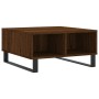 Mesa de centro madera de ingeniería roble marrón 60x60x30 cm de vidaXL, Mesas de centro - Ref: Foro24-827051, Precio: 55,25 €...
