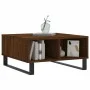 Mesa de centro madera de ingeniería roble marrón 60x60x30 cm de vidaXL, Mesas de centro - Ref: Foro24-827051, Precio: 54,56 €...