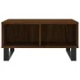 Mesa de centro madera de ingeniería roble marrón 60x60x30 cm de vidaXL, Mesas de centro - Ref: Foro24-827051, Precio: 54,56 €...