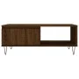 Brown oak engineered wood coffee table 90x60x35 cm by vidaXL, Coffee table - Ref: Foro24-827067, Price: 61,20 €, Discount: %