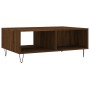Mesa de centro madera de ingeniería roble marrón 90x60x35 cm de vidaXL, Mesas de centro - Ref: Foro24-827067, Precio: 61,96 €...