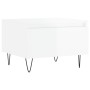 Mesas centro 2 uds madera ingeniería blanco brillo 50x46x35 cm en Mesas de centro | Comprar online en Foru.es