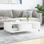 Mesa de centro madera de ingeniería blanco 104x60x35 cm de vidaXL, Mesas de centro - Ref: Foro24-827076, Precio: 67,64 €, Des...