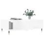 Mesa de centro madera de ingeniería blanco 104x60x35 cm de vidaXL, Mesas de centro - Ref: Foro24-827076, Precio: 66,82 €, Des...